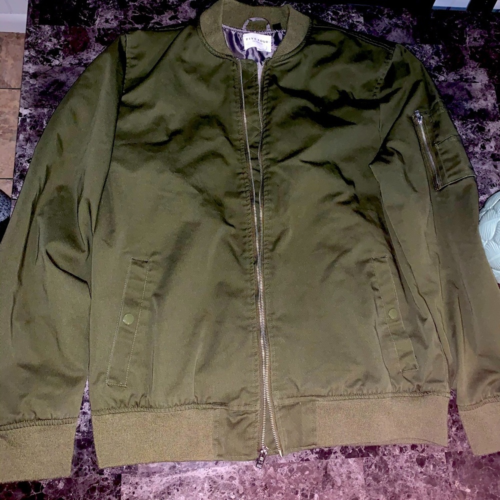 Women’s Bomber Jacket size Large - Army green